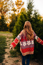 Winter Daisies Cardigan