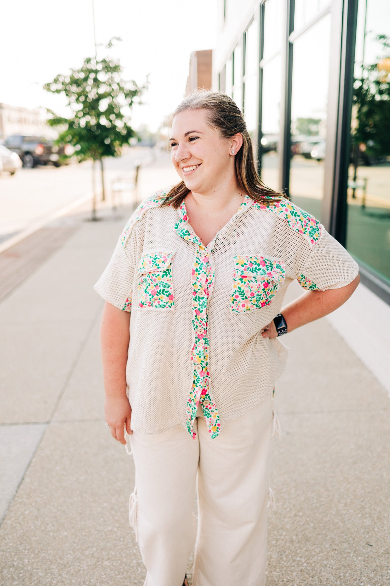 Bouquet Mesh Cardigan