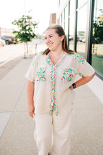 Bouquet Mesh Cardigan