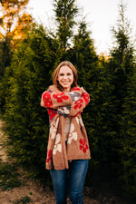 Winter Daisies Cardigan