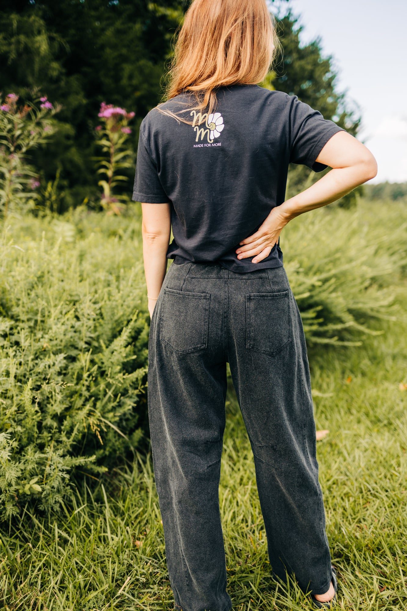 Funky Floral Barrel Pants