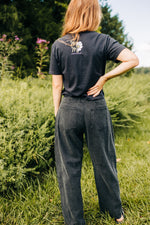 Funky Floral Barrel Pants