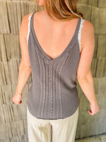 Cozy Bloom Sweater Tank