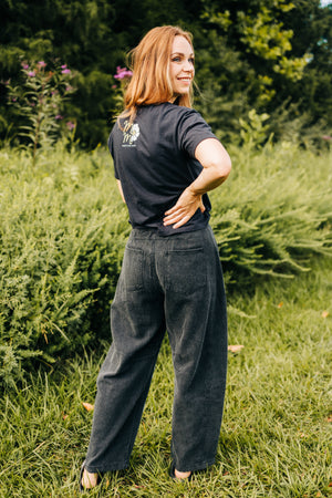 Funky Floral Barrel Pants