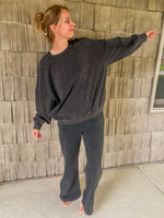 Acid Wash Oversized Sweatshirt