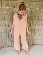 Linen Sleeveless Jumpsuit