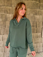 Vintage Eldergreen Henley Tee