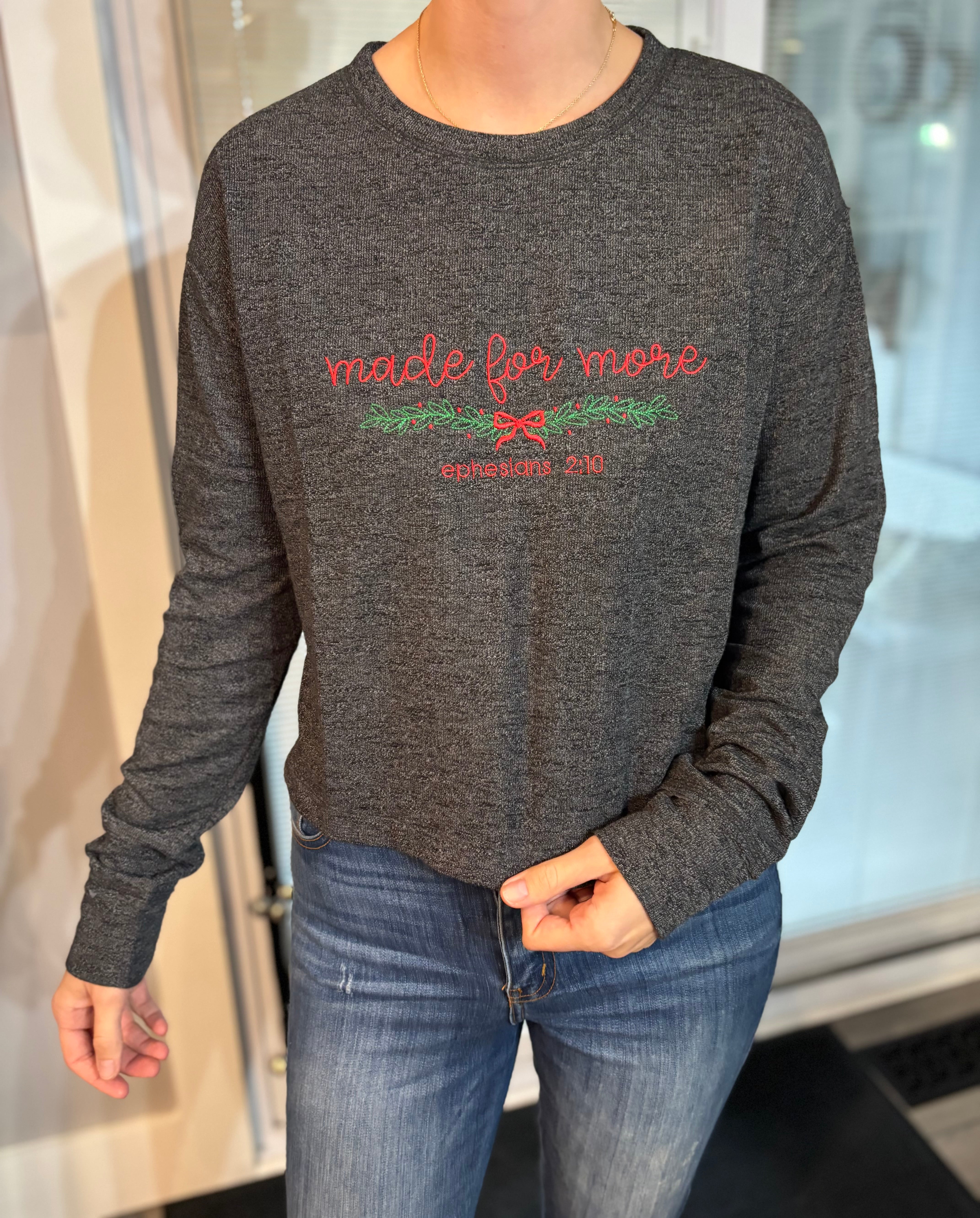 Made for More Cropped Sweatshirt