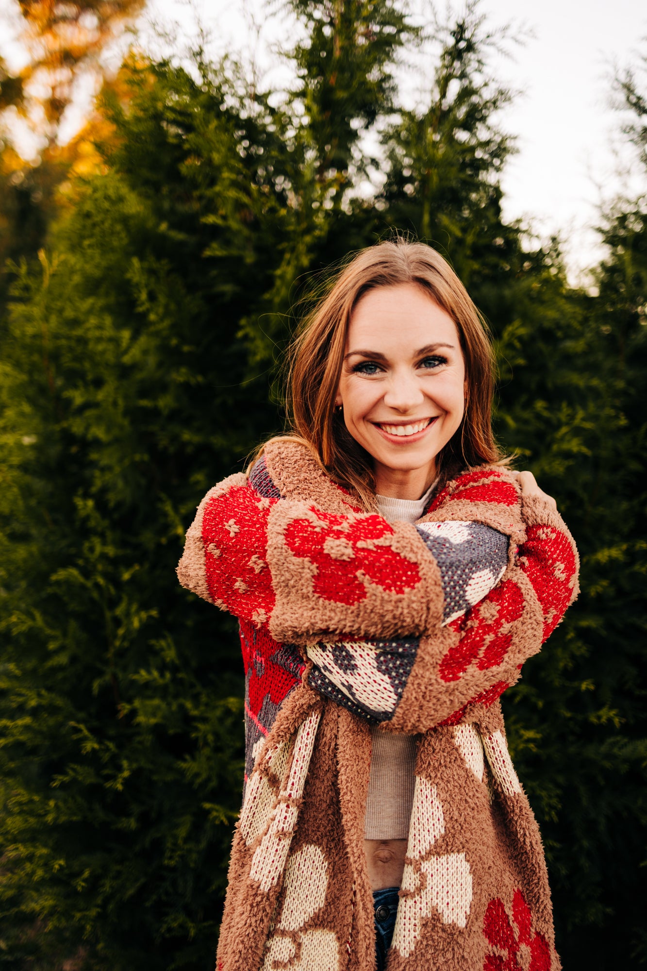 Winter Daisies Cardigan