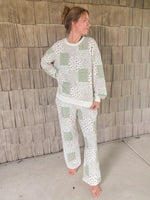 Quilted Patchwork Sweatshirt