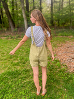 Sage Denim Romper