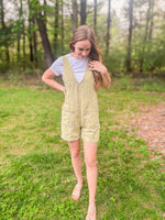 Sage Denim Romper