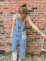 Boho Lace + Denim Overall - RESTOCK