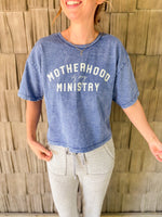 Motherhood is my Ministry Cropped Tee