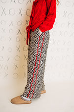 Wide Leg Leopard Pants