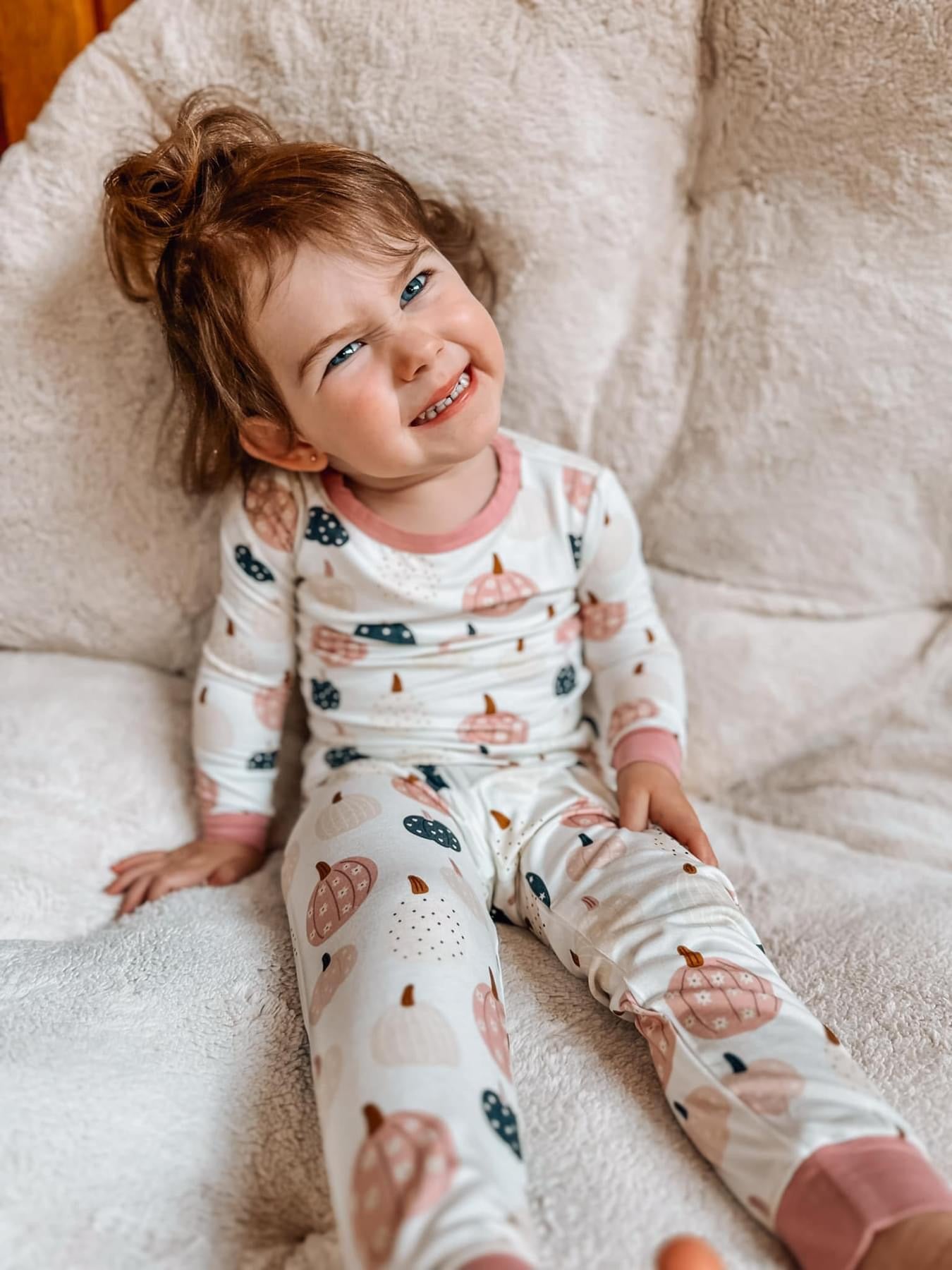 Pretty 'n Pumpkin Bamboo Pajamas