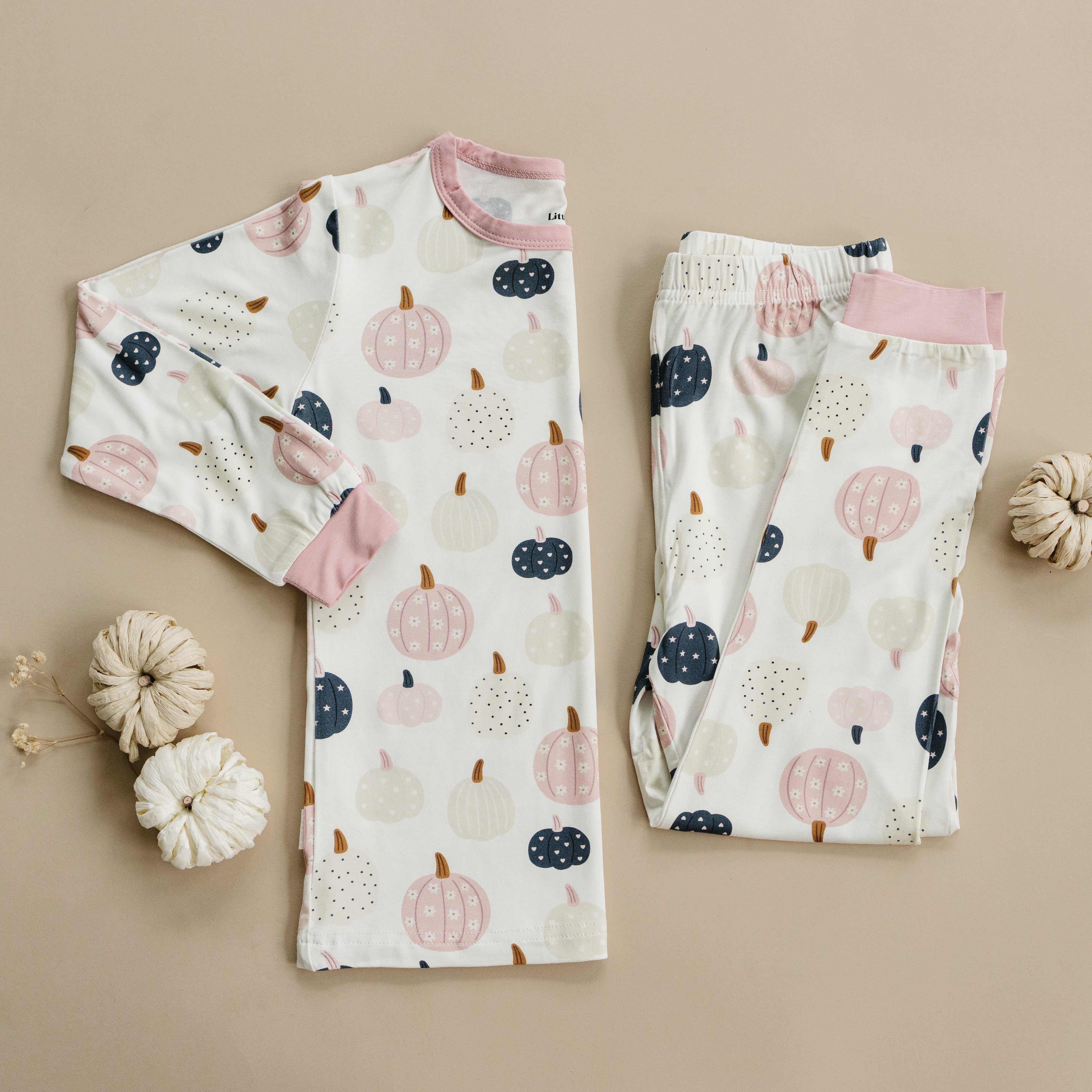 Pretty 'n Pumpkin Bamboo Pajamas