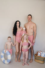 Gingham Ruched Bikini Set