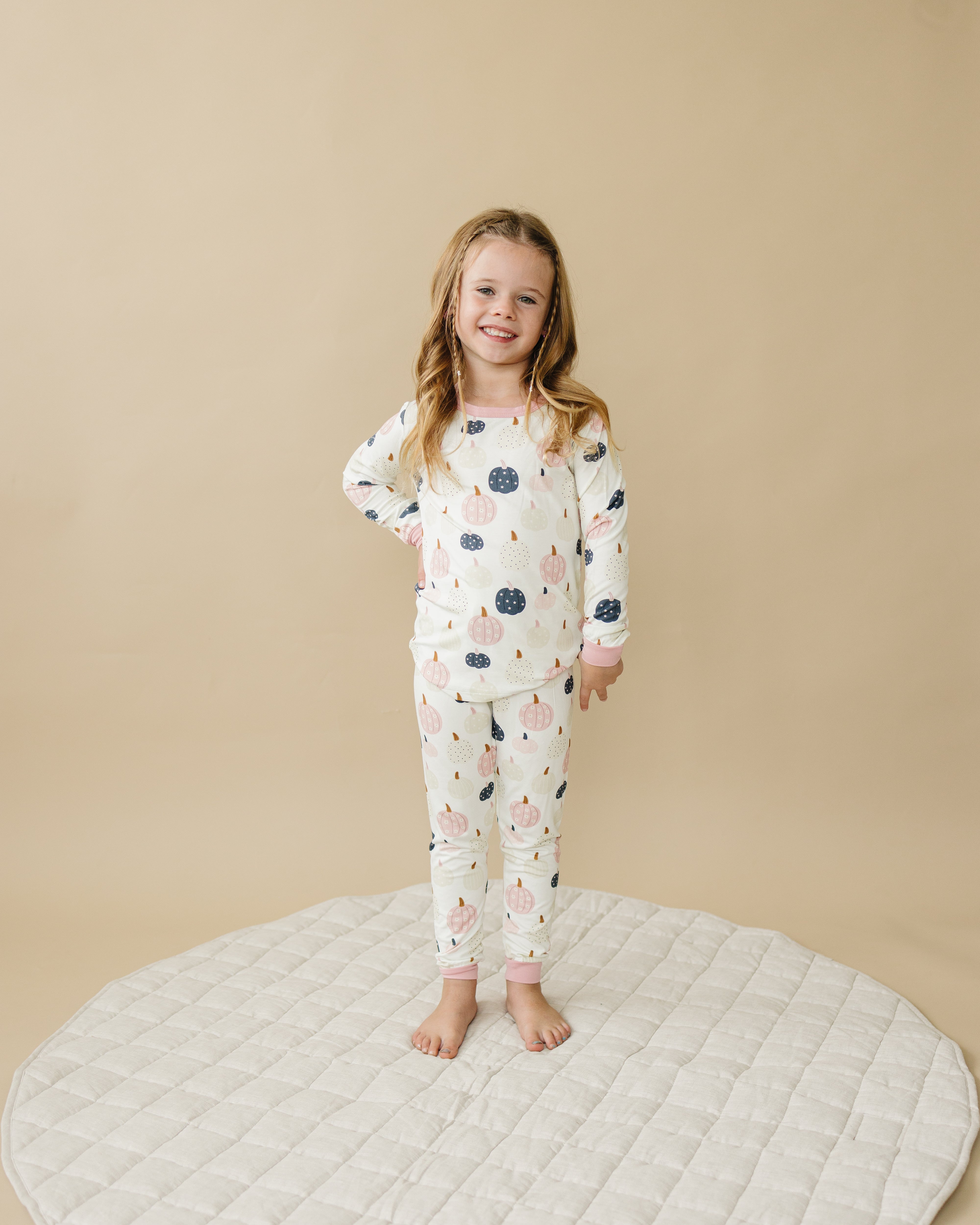 Pretty 'n Pumpkin Bamboo Pajamas