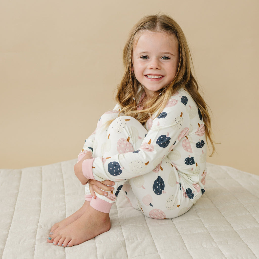 Pretty 'n Pumpkin Bamboo Pajamas