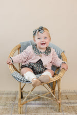 Olive Bloom Bubble Romper