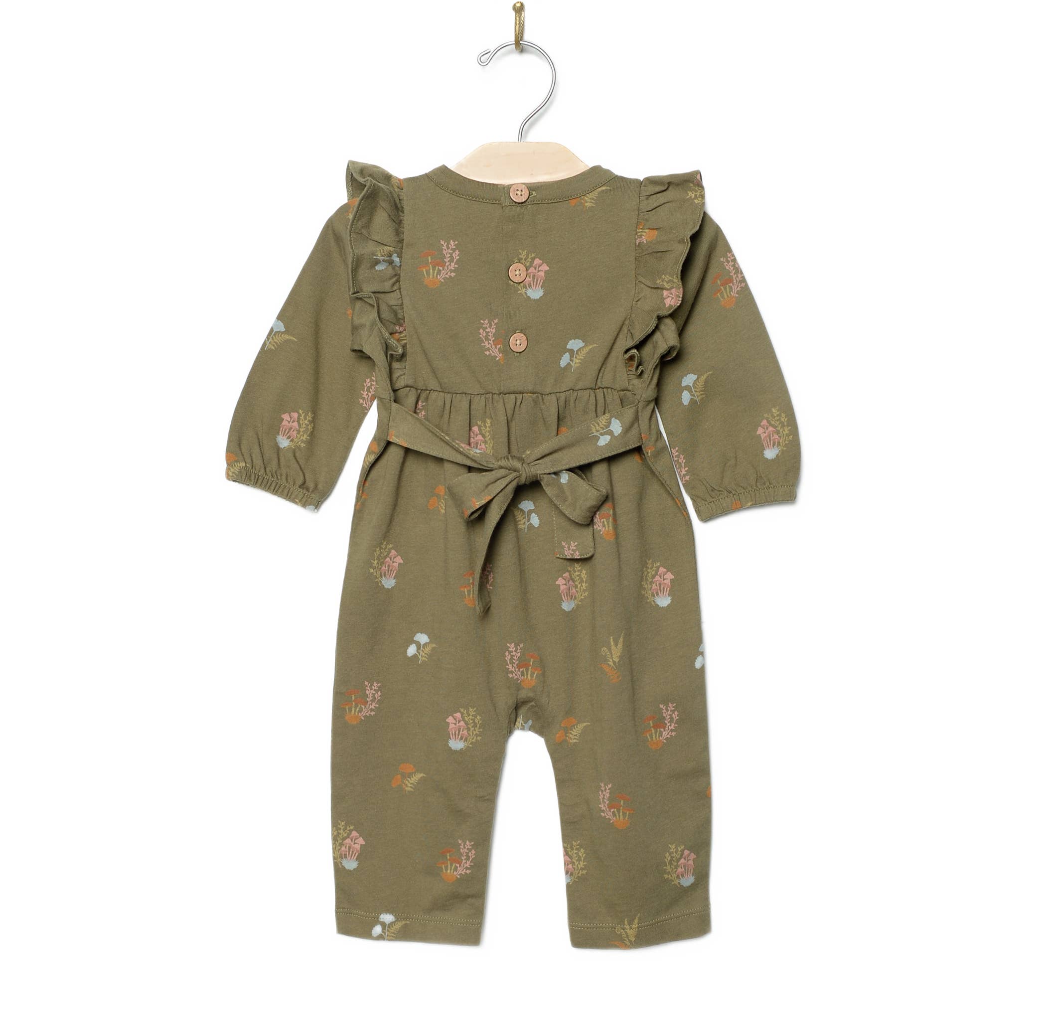 Lichen Mushrooms Flutter Sleeve Romper