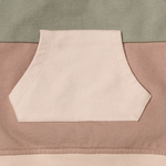 Sleeveless Color Block Toddler Sweatshirt Set