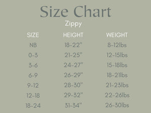 Boho Bats Bamboo Zippy Romper