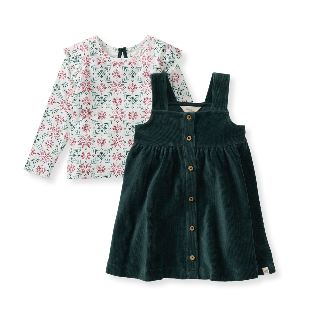 Poinsettia Tee & Dress Set