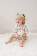 Pastel Pumpkins Bamboo Bubble Romper